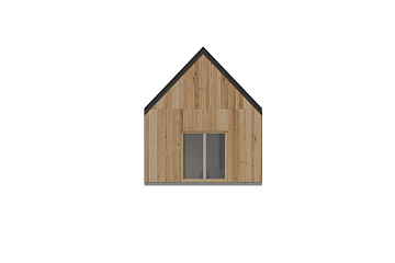 Maison 62 m² en bois kit RE2020 avec permis de construire CABOURG   V24.1_A2_Mix