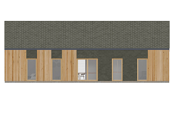 Maison 62 m² en bois kit RE2020 avec permis de construire CABOURG   V24.1_A2_Mix
