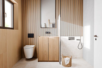 Maison 100 m² en bois kit RE2020 avec permis de construire ROUEN V25_A4_Mix