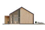 MAISON 100 m² ROUEN V25_A4_Mix EN RE2020 AVEC PERMIS DE CONSTRUIRE ET GARANTIE DÉCENNALE, ossature bois, résidentielle ROUEN V25_A4_Mix