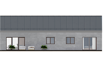 Maison 100 m² en bois kit RE2020 avec permis de construire ROUEN V25_A4_Mix