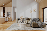 MAISON 100 m² ROUEN V25_A4_Mix EN RE2020 AVEC PERMIS DE CONSTRUIRE ET GARANTIE DÉCENNALE, ossature bois, résidentielle ROUEN V25_A4_Mix