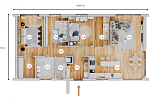 MAISON 100 m² ROUEN V25_A4_Mix EN RE2020 AVEC PERMIS DE CONSTRUIRE ET GARANTIE DÉCENNALE, ossature bois, résidentielle ROUEN V25_A4_Mix