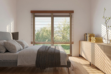 Maison 92 m² en bois isolé RE2020 avec permis de construire OUST V26_A1