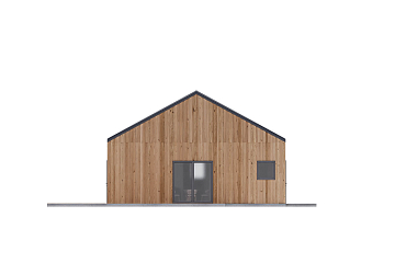 Maison 92 m² en bois isolé RE2020 avec permis de construire OUST V26_A1