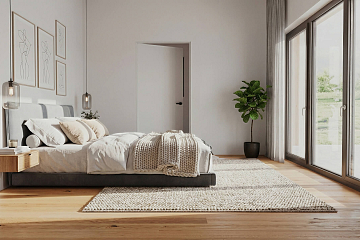 Maison110 m² en bois isolé RE2020 avec permis de construire LUXON V27_A1