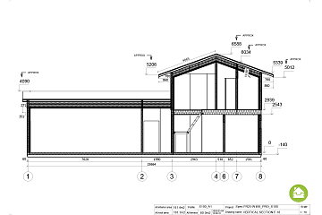 Maison 141 m² en bois kit RE2020 avec permis de construire MORZINE   V28_A1
