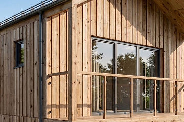 Maison 141 m² en bois kit RE2020 avec permis de construire MORZINE   V28_A1