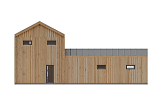 Maison 141 m² en bois kit RE2020 avec permis de construire MORZINE   V28_A1