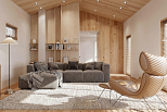 Maison 141 m² en bois kit RE2020 avec permis de construire MORZINE   V28_A1