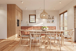 Maison 141 m² en bois kit RE2020 avec permis de construire MORZINE   V28_A1