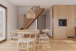 Maison 141 m² en bois kit RE2020 avec permis de construire MORZINE   V28_A1