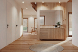 Maison 141 m² en bois kit RE2020 avec permis de construire MORZINE   V28_A1