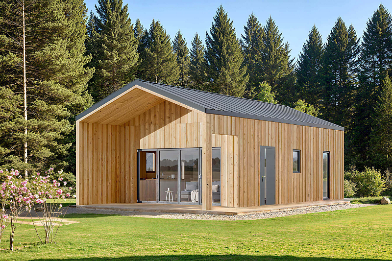 Maison 44 m² en bois kit RE2020 avec permis de construire DINAN V2.1_A1