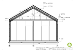 Maison ossature bois BOURGES V4_A1, 11,6x6,9, RE2020