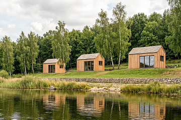 Chalet 16 m² en bois kit RE2020 avec permis de construire BRIGNOLES V6_A1_ROI