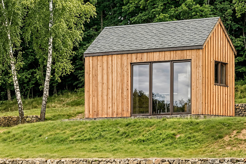 Chalet 16 m² en bois kit RE2020 avec permis de construire BRIGNOLES V6_A1_ROI