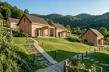 Maison 54 m² en bois kit RE2020 avec permis de construire RODEZ V8_A1_ROI