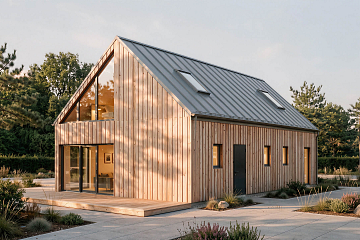 Maison 150 m² en bois kit RE2020 avec permis de construire GRASSE   V9_A1