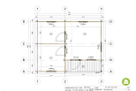 Chalet de jardin BEAUNE VSP1, 22 m2 44mm, 58mm, RE2020, pas cher, plan de RDC