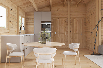 Chalet en bois habitable NANCES VSP15