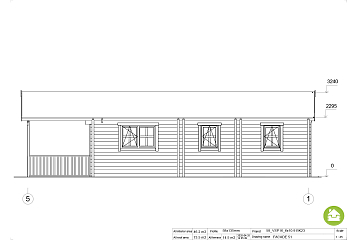 Chalet en bois habitable SALOGNE VSP16