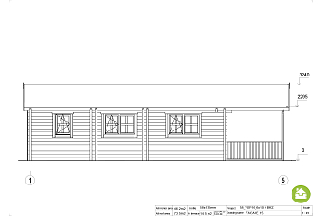 Chalet en bois habitable SALOGNE VSP16