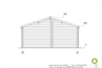 Chalet en bois habitable SALOGNE VSP16