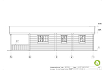 Chalet en bois habitable SALOGNE VSP16, 47m2, 44mm, 58mm, RE2020, promotion, facade4