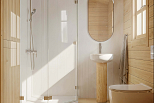 Chalet en bois habitable SALOGNE VSP16, 47m2, 44mm, 58mm, RE2020, promotion5