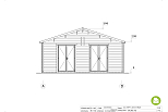Chalet en bois habitable HERMILLON VSP17, 54m2, 44mm, 58mm, RE2020, prix, facade1