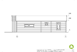 Chalet en bois habitable HERMILLON VSP17, 54m2, 44mm, 58mm, RE2020, prix, facade4