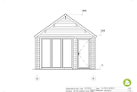 Chalet en bois LUSIGNAN VSP22, 25m2, 44mm, 58mm, RE2020, pas cher1