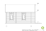Chalet en bois LUSIGNAN VSP22, 25m2, 44mm, 58mm, RE2020, pas cher1