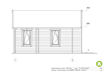 Chalet en bois LUSIGNAN VSP22