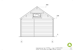 Chalet en bois LUSIGNAN VSP22, 25m2, 44mm, 58mm, RE2020, pas cher1