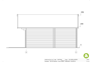 Chalet en bois habitable BOURGET VSP28