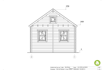 Chalet en bois habitable BOURGET VSP28