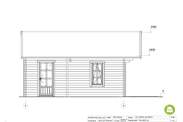 Chalet en bois habitable BOURGET VSP28