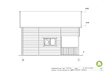 Chalet en bois habitable CHATILLON VSP31, 45m2, 44mm, 58mm, RE2020, habitable, facade2