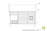 Chalet en bois habitable CHATILLON VSP31, 45m2, 44mm, 58mm, RE2020, habitable, facade4
