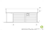 Chalet de jardin NERIGNAC VSP33, 17m2, 44mm, 58mm, RE2020, acheter, facade4