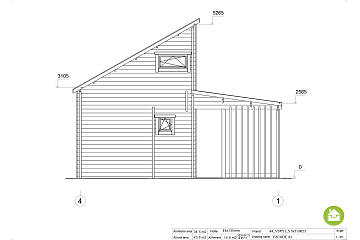 Chalet en bois habitable ORENS VSP51