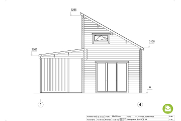 Chalet en bois habitable ORENS VSP51