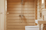 Chalet en bois habitable CHARIGNY VSP7, 40m2, 44mm, 58mm, RE2020, habitable1