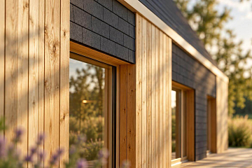 Maison 62 m² en bois kit RE2020 avec permis de construire CABOURG   V24.1_A2_Mix
