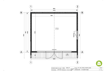 Chalet de jardin PAU S1_A1