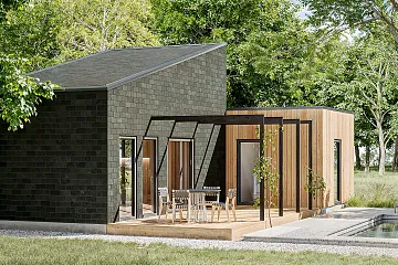 Maison 59 m² ossature bois résidentielle LIBORNE V16_A2_Mix