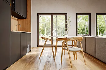 Maison 59 m² ossature bois résidentielle LIBORNE V16_A2_Mix