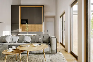 Maison 59 m² ossature bois résidentielle LIBORNE V16_A2_Mix